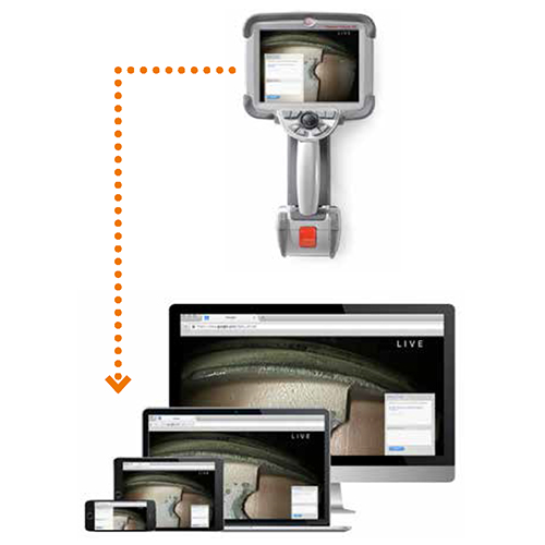 MViQ遠程協(xié)作檢測 工業(yè)內(nèi)窺鏡Mentor Visual iQ 遠程協(xié)作檢測更高效